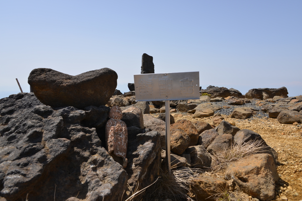 標示板とお地蔵様