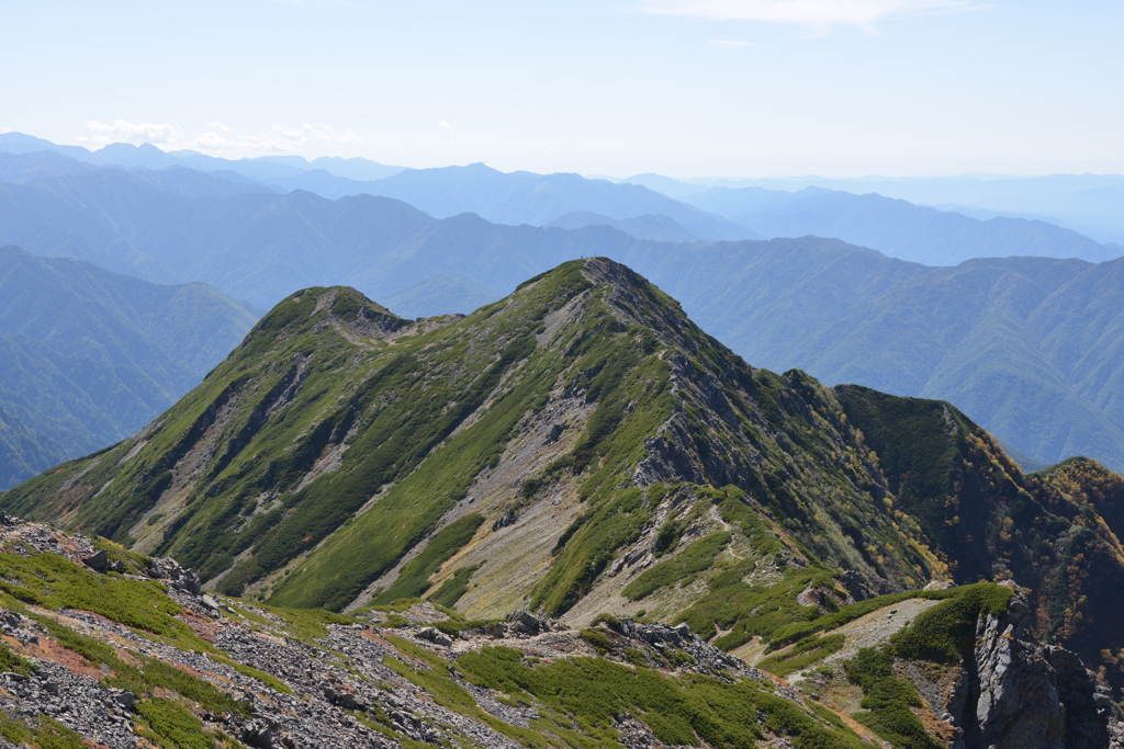 仙塩尾根の眺め