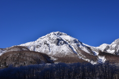 青空と焼岳