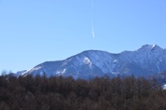 ほんのり飛行機雲