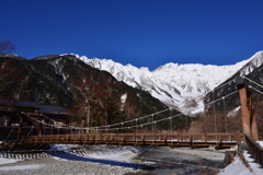 河童橋と穂高連峰