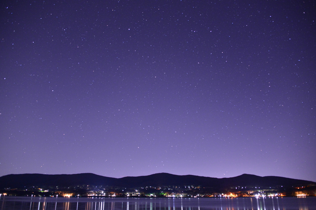 夜景と空