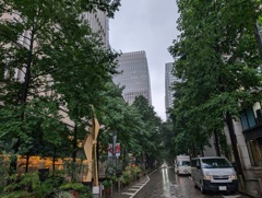 雨の丸の内
