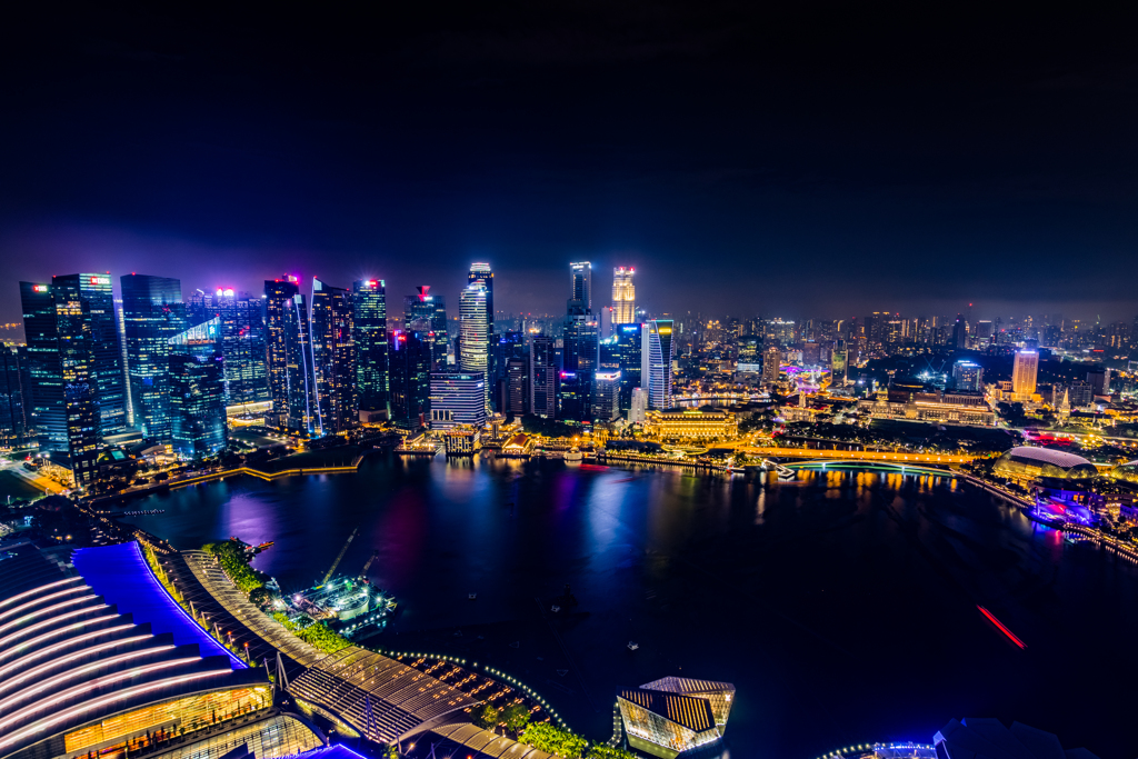 シンガポールの夜景 マリーナベイサンズより By 無名の初心者 Id 写真共有サイト Photohito