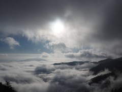 丹沢での雲海