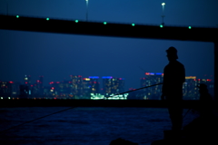 夜釣り