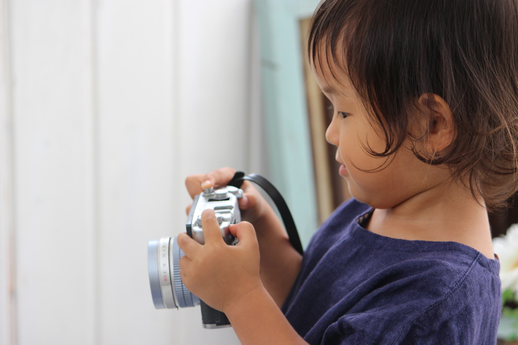 小さなカメラマン