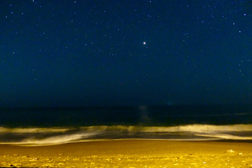 海と星空