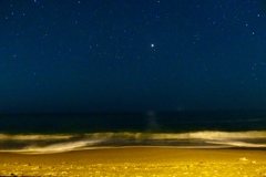 海と星空