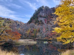 鳶岩と紅葉