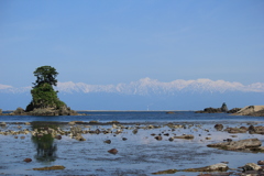 女岩と立山連峰