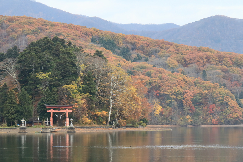 野尻湖の神社