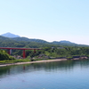 米山と米山大橋