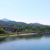 米山と米山大橋