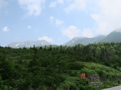 立山が見えた