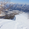 雪庇成長中