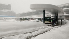 雪で大変なんです