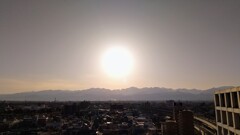 霞の中