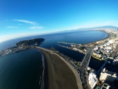 江の島と富士山 (Enoshima island and Mt, Fuji) 