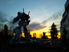 ユニコーンの夕日