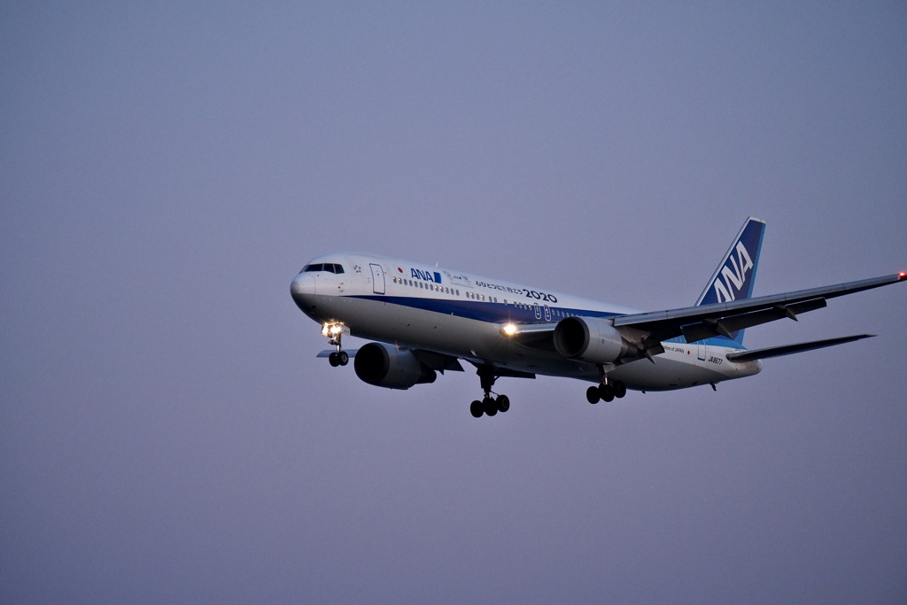 竜馬空港に降りる767