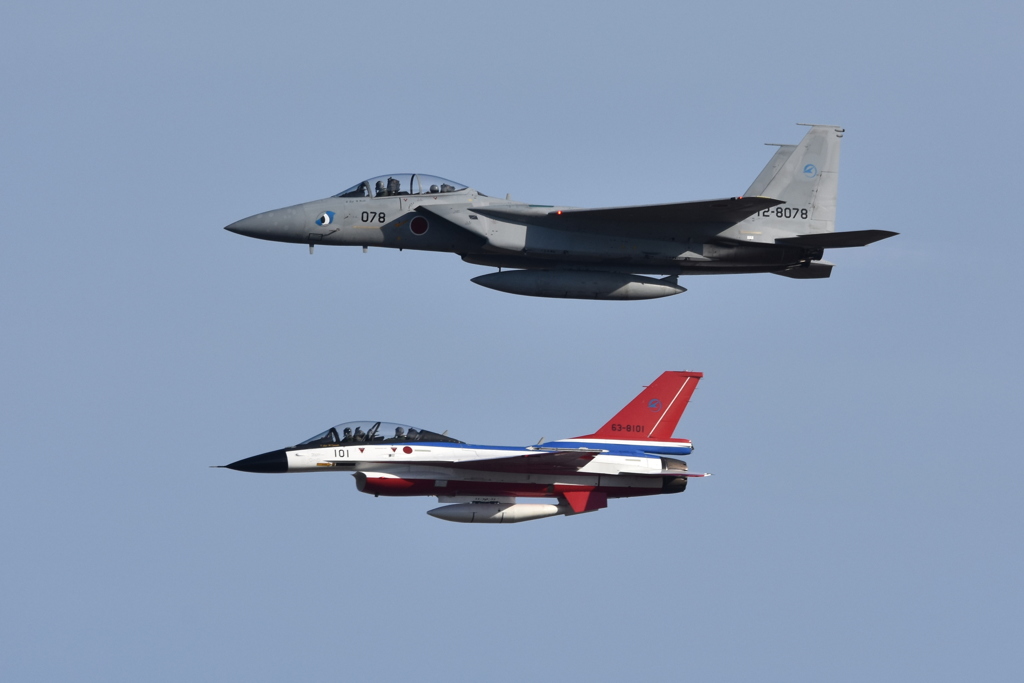 “まそたん”　F15と　F2