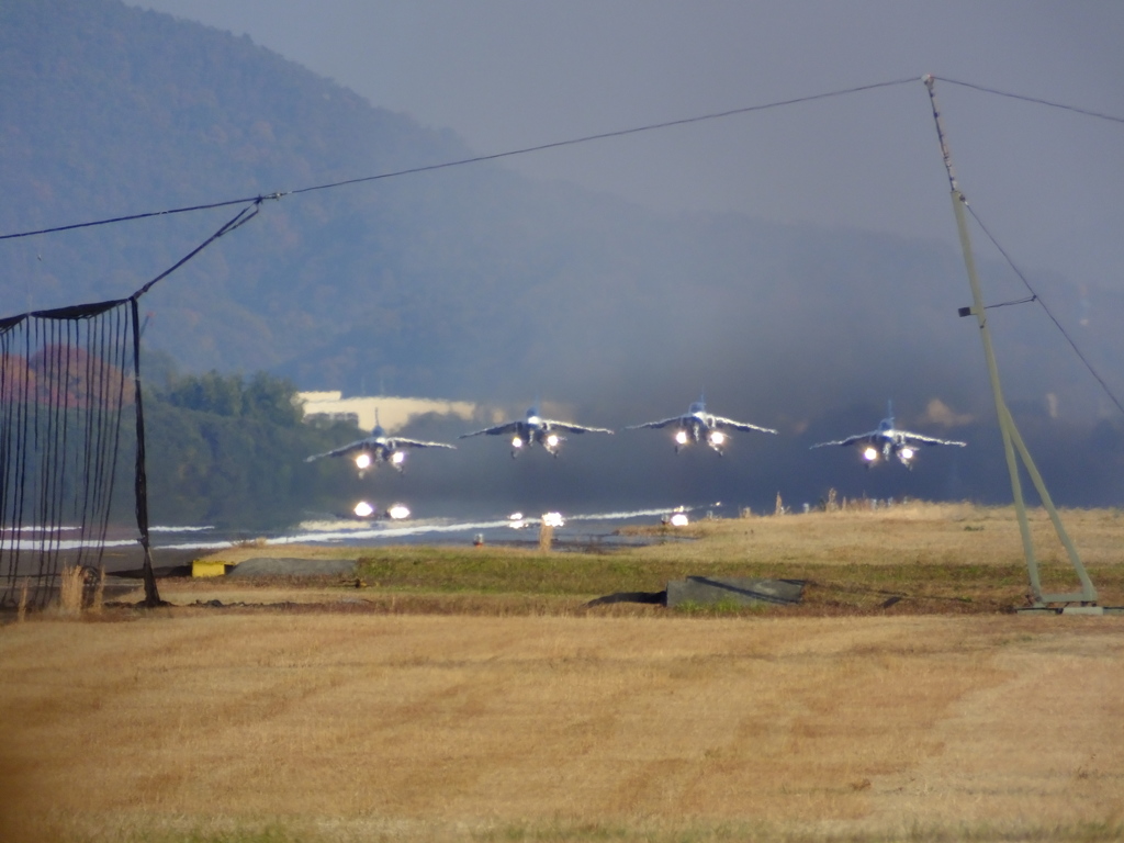 岐阜基地からの帰投