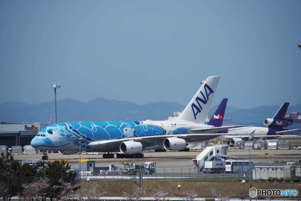 駐機場へ