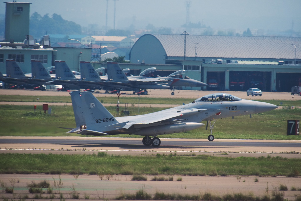 米空軍と共同訓練中