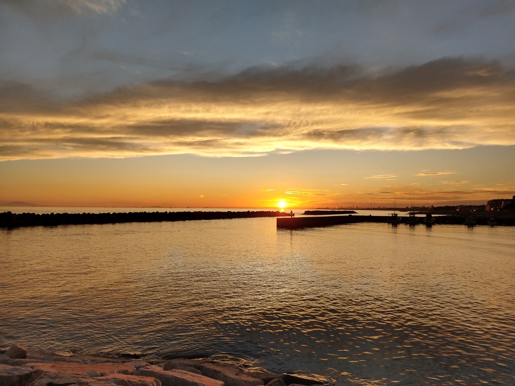 沈む夕日