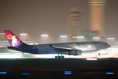 羽田RWY22 HAWAIIANA330−200