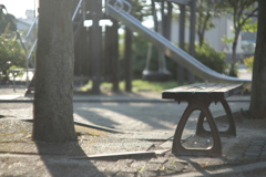 公園のベンチ ④