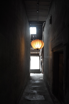 昔の酒造店の通路