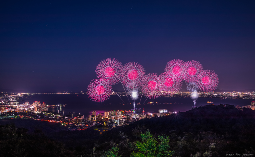 Lake Biwa Fireworks Display 2018