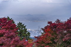 奥比叡ドライブウェイからの琵琶湖