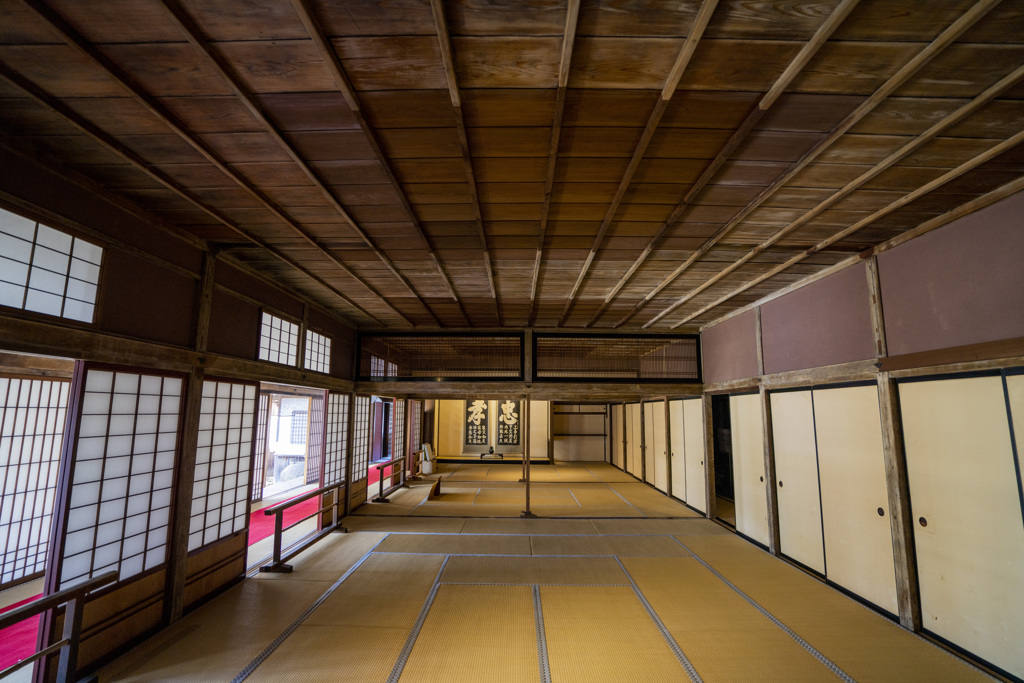 高山陣屋の大広間
