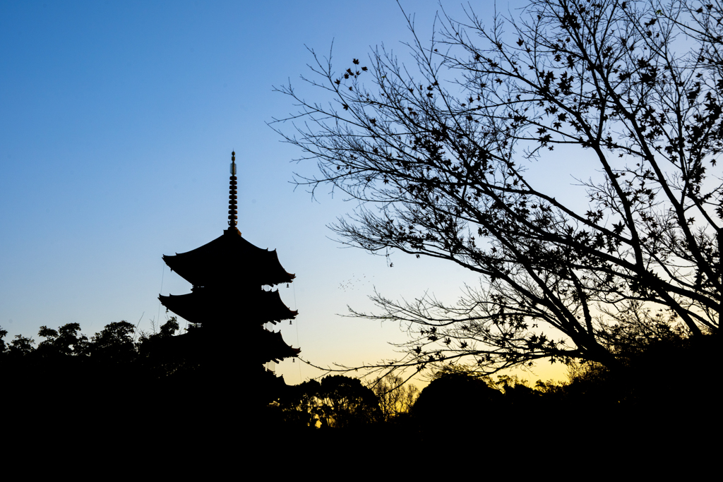 京都シルエット