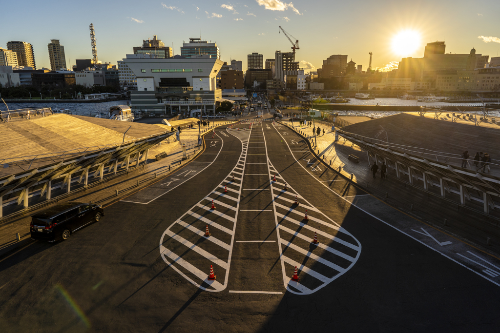 大さん橋夕景Ⅰ