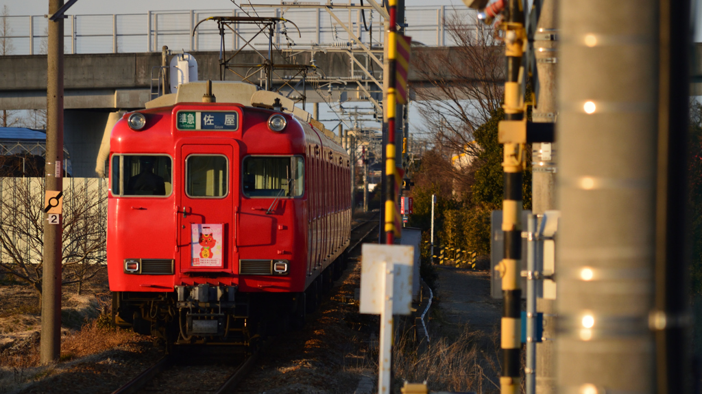 名鉄赤電車