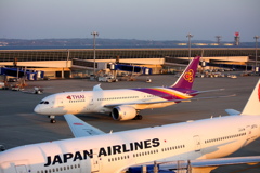 夕日の演出