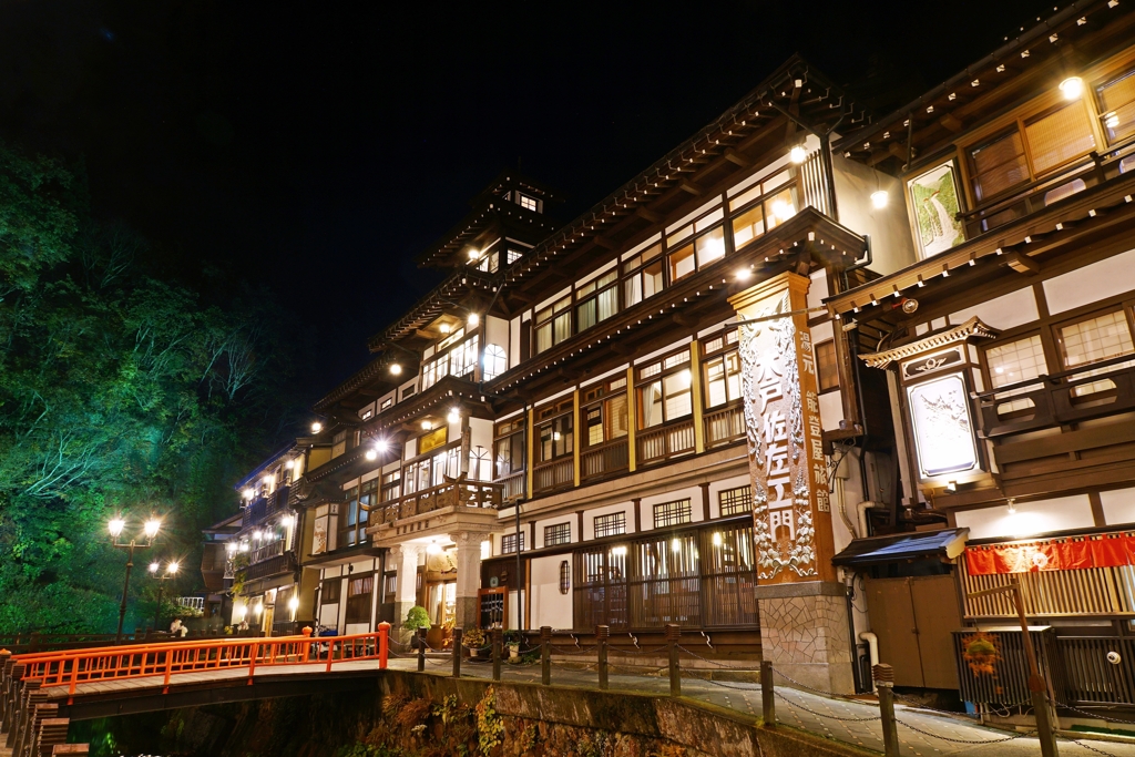 銀山温泉の夜