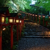 貴船神社はあいにくの雨
