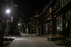 夜の宿場町