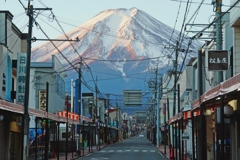 おなじみの商店街