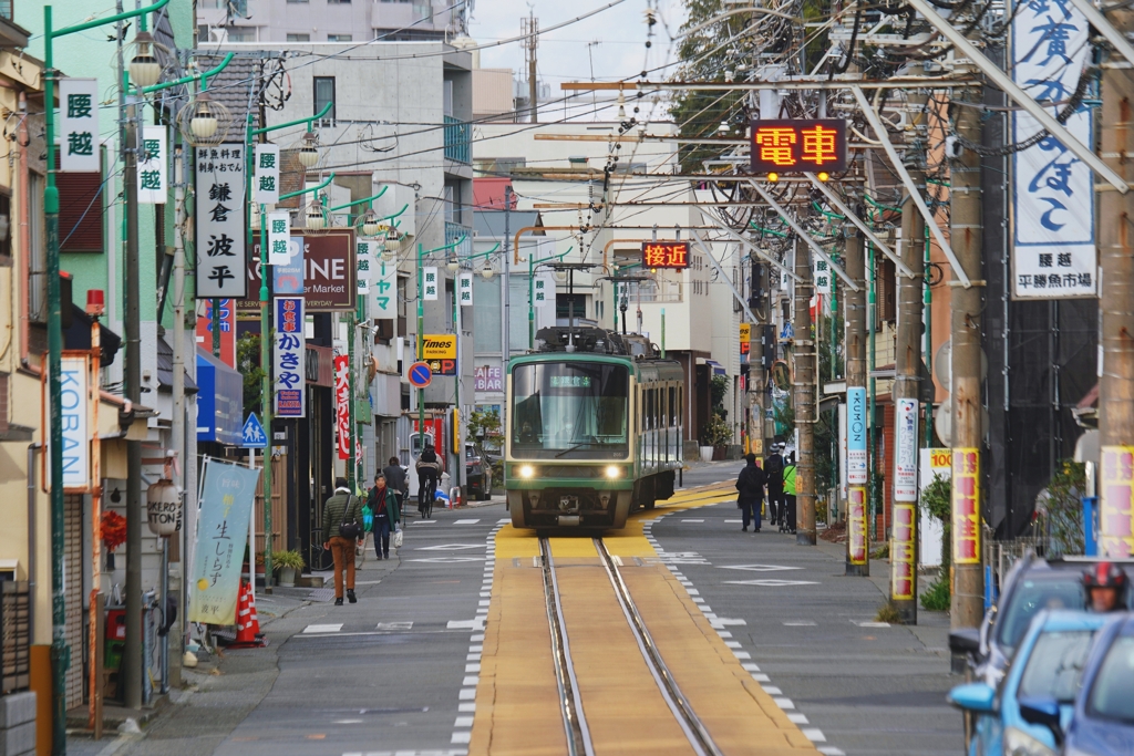 路面電車ではない江ノ電
