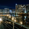 静かな都会の夜景