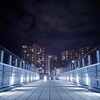 夜中の歩道橋