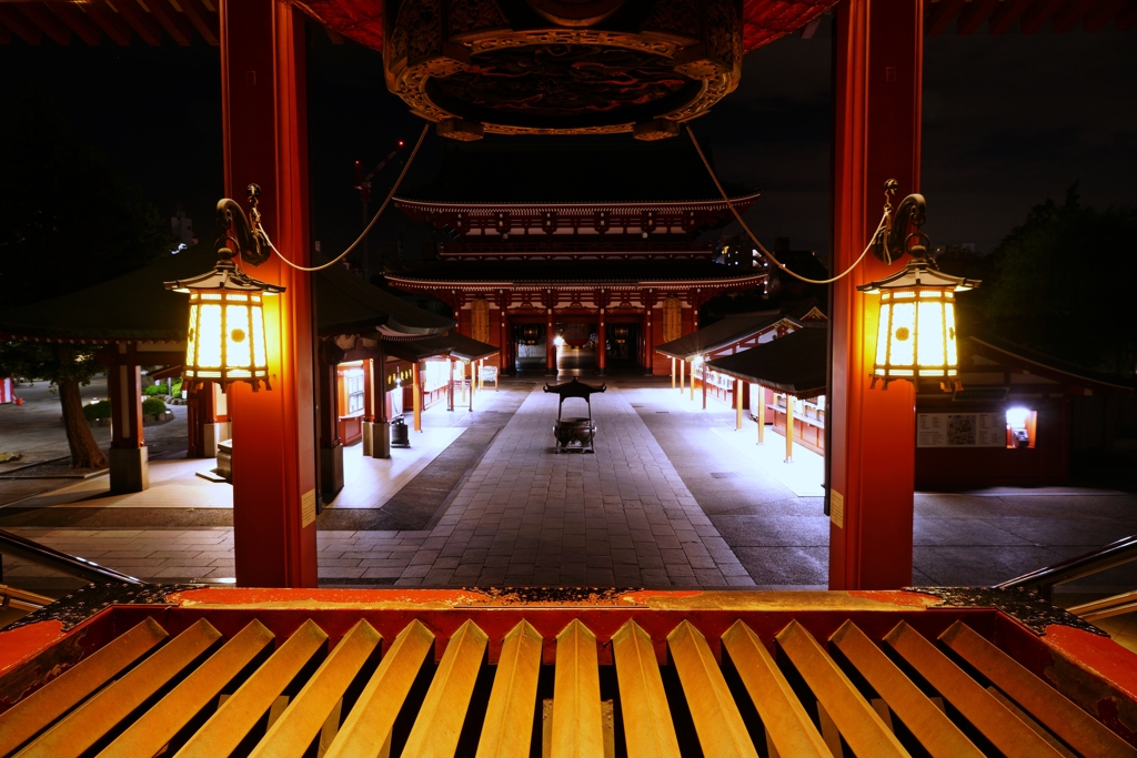 誰もいない浅草寺…その②