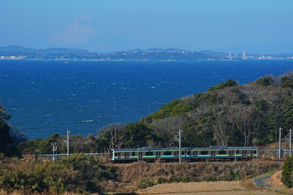 ここはやっぱり特急が似合う