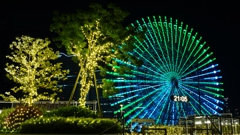 夜の横浜みなとみらい散歩へ